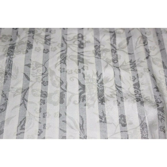 TOMMY BAHAMA Beige Gray Stripes Textured Shirt - Picture 5 of 8